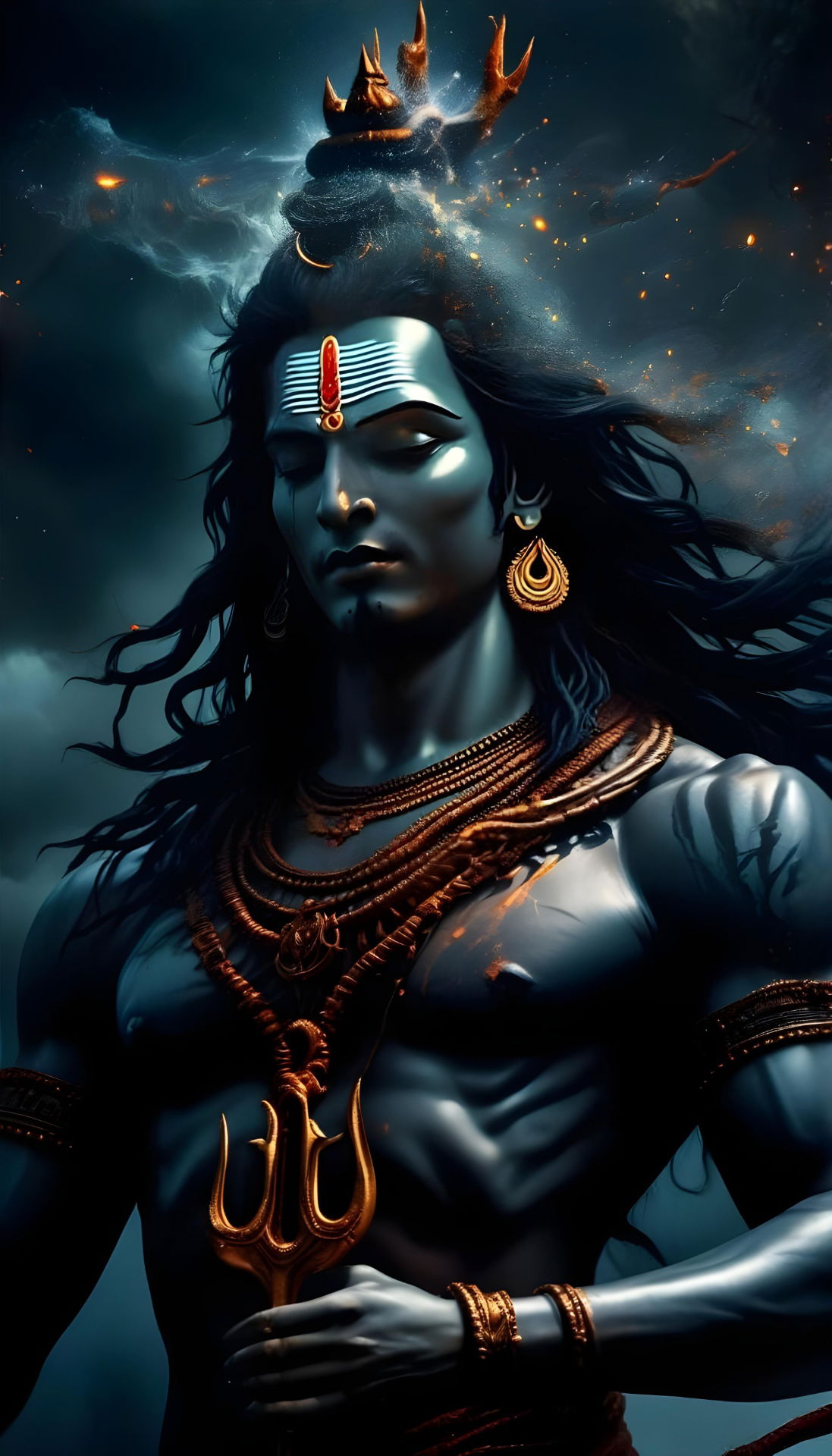 Lord Shiva, powerful and serene image