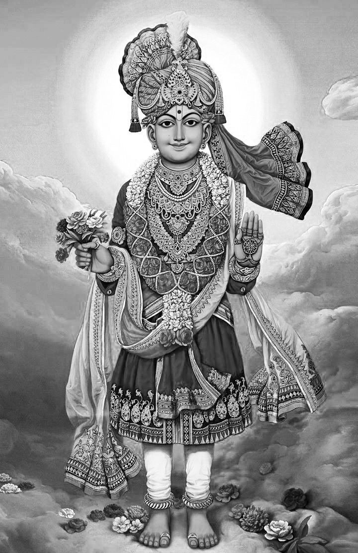 Shree Swaminarayan Maharaj divine portrait