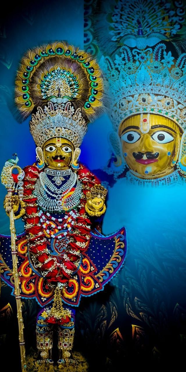 Swaminarayan Bhagwan divine portrait wallpaper