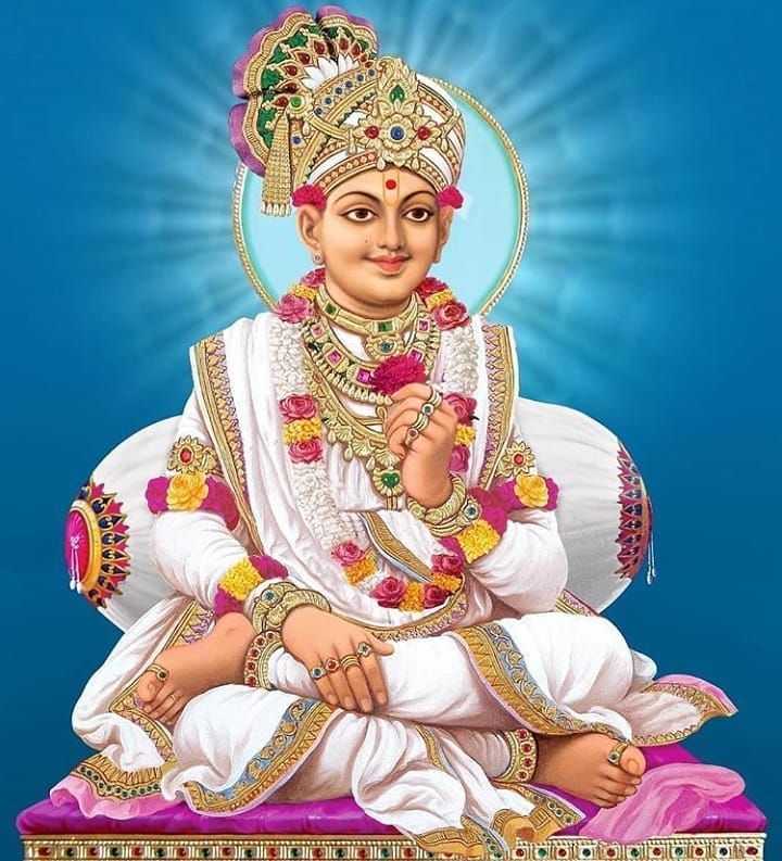 Swaminarayan Bhagwan serene portrait