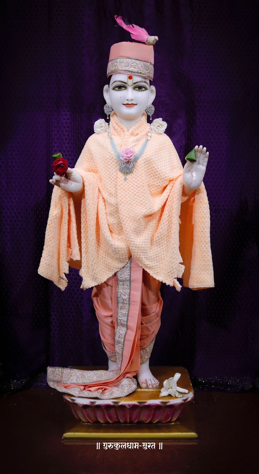 Swaminarayan Maharaj, serene and benevolent deity