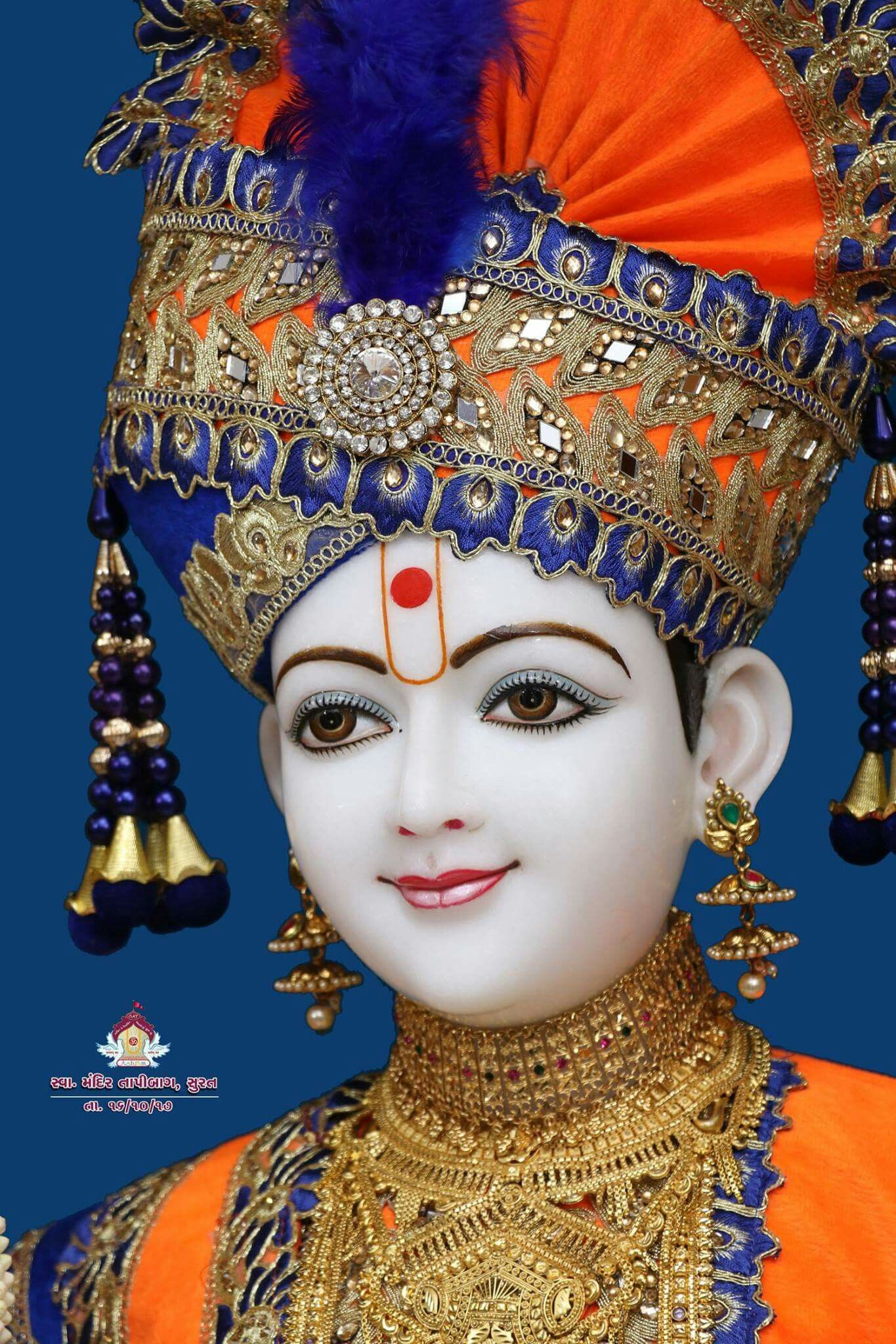 Beautiful Swaminarayan Bhagwan portrait wallpaper