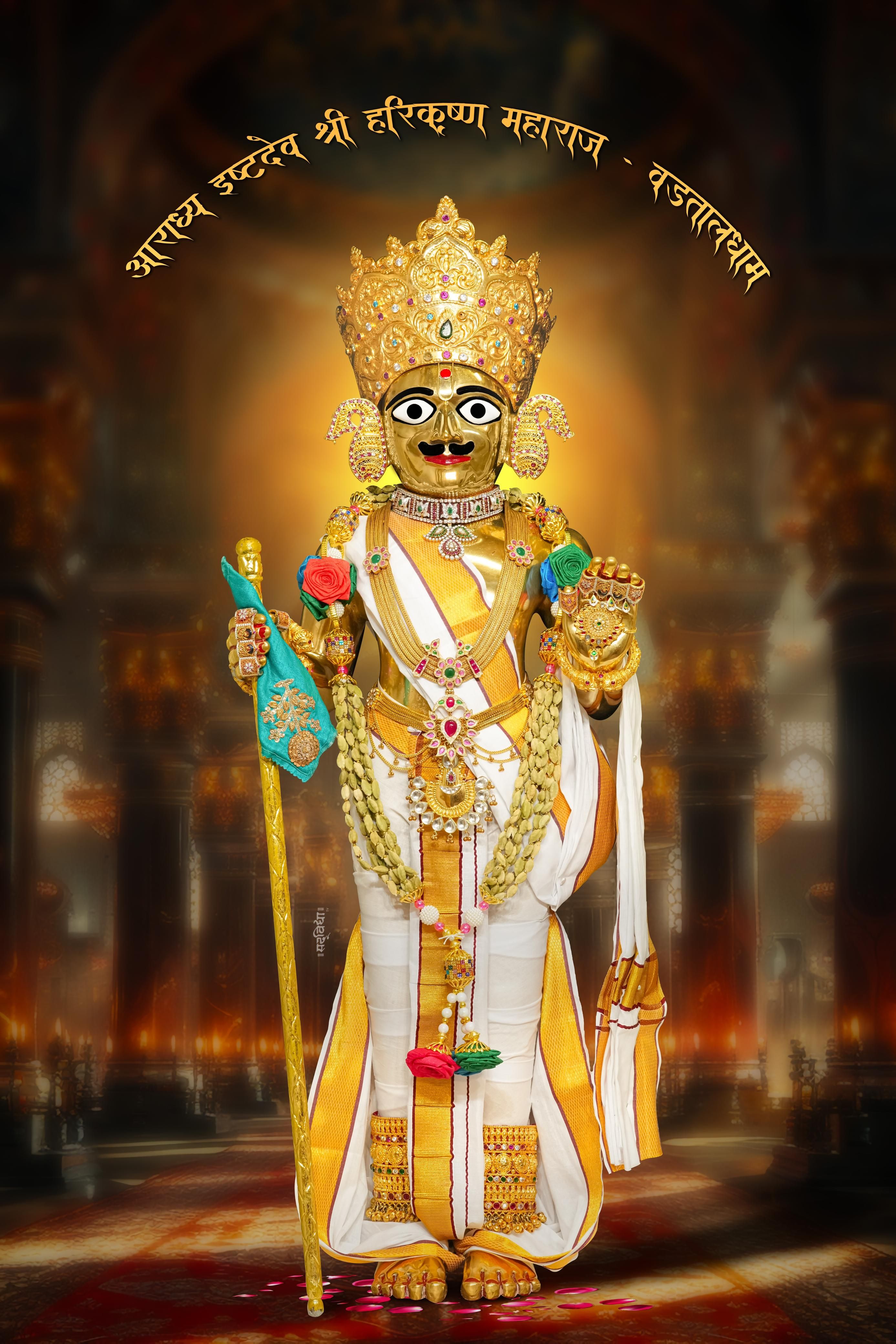 Swaminarayan Maharaj radiating divine grace