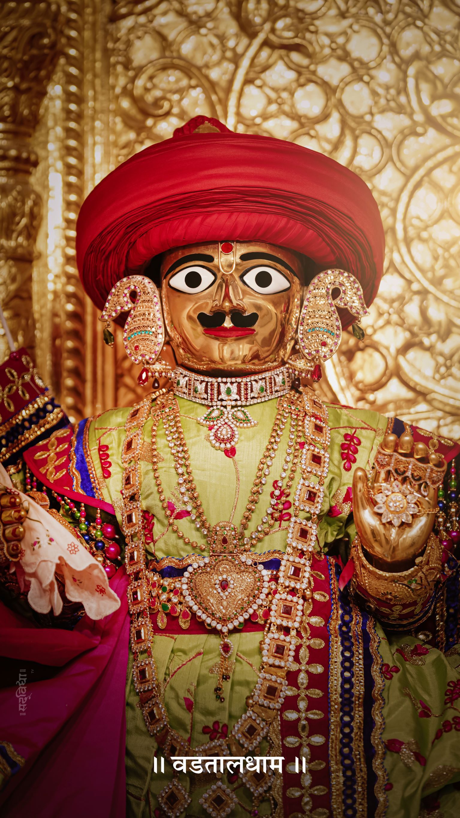 Radiant Swaminarayan from Vadtal Dham