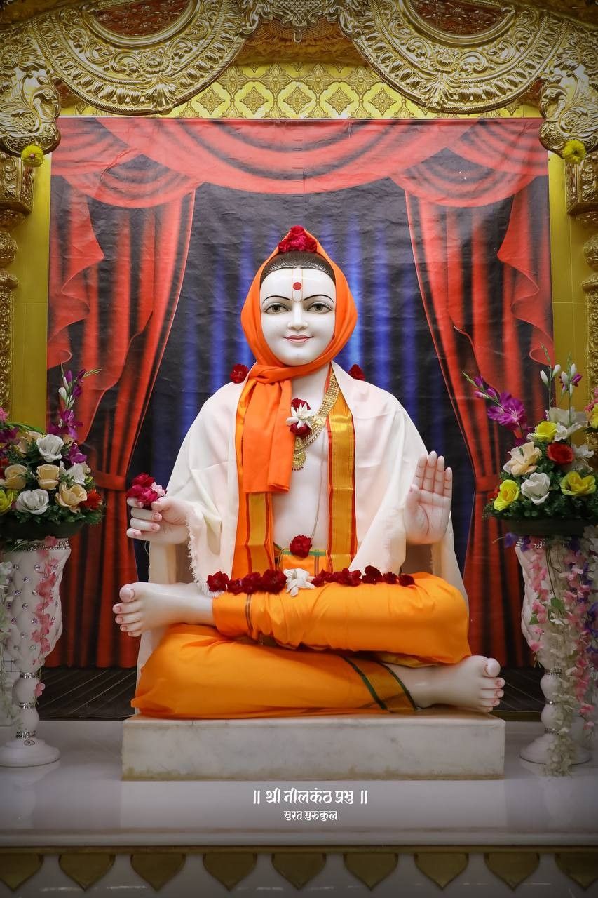 Swaminarayan as Nilkanth Varni in temple