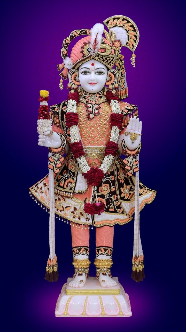 Swaminarayan Bhagwan blissful portrait