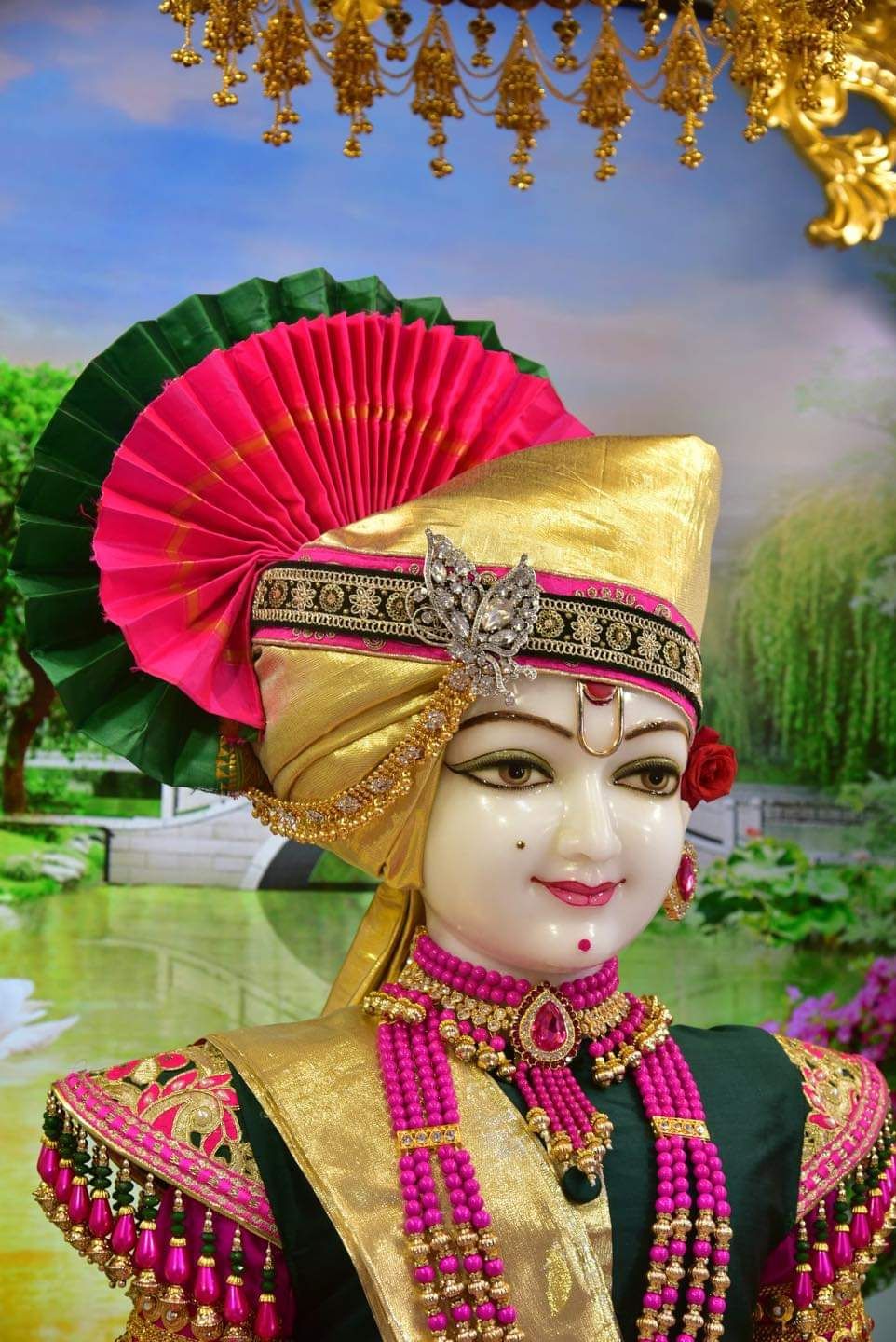 Swaminarayan Bhagwan radiant portrait