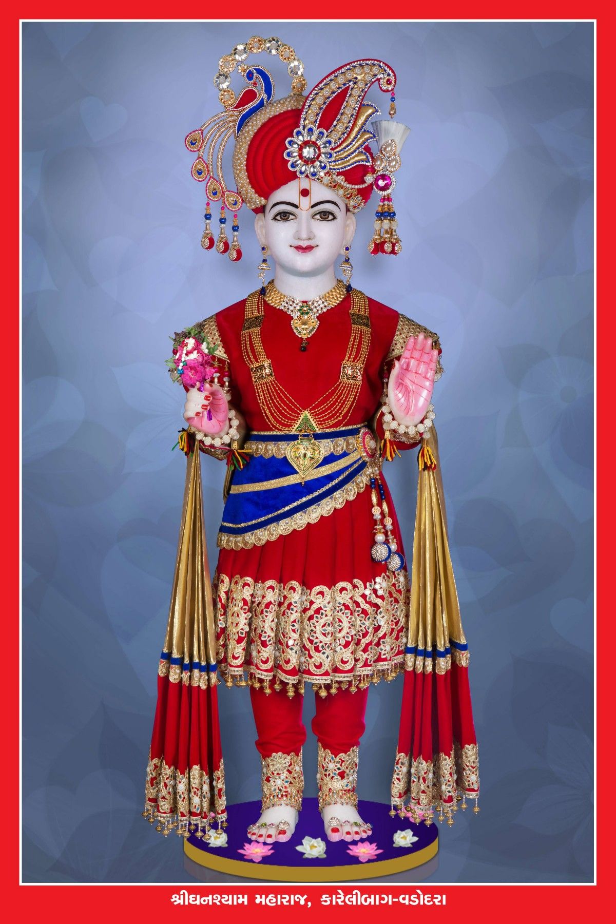 Swaminarayan Maharaj radiant devotional image