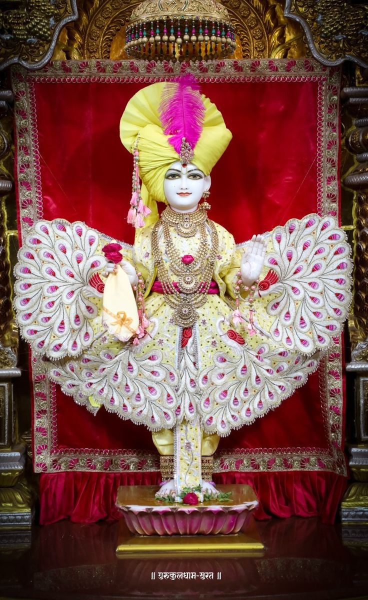 Swaminarayan Bhagwan, divine and serene.
