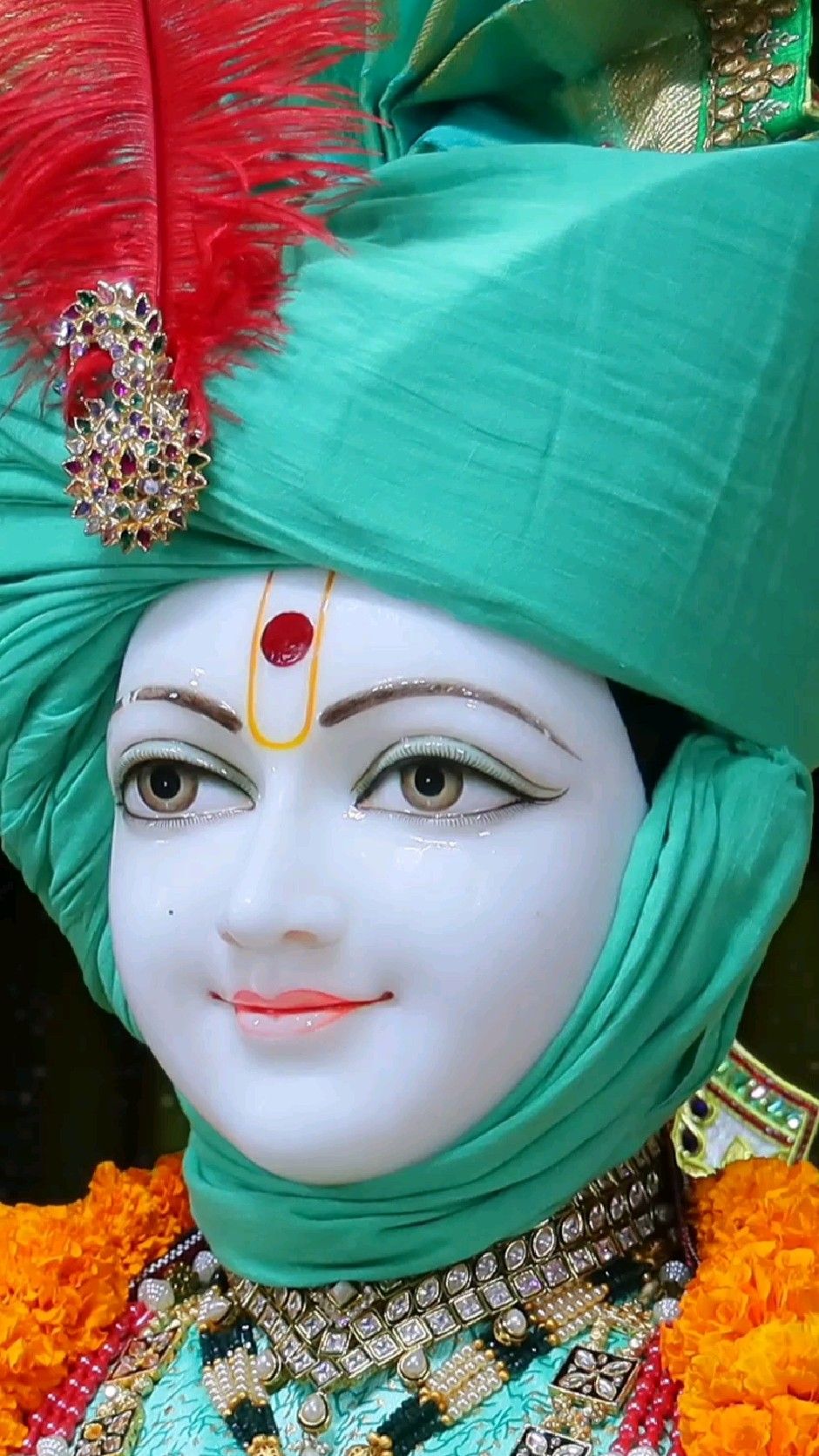 Swaminarayan deity peaceful serene portrait