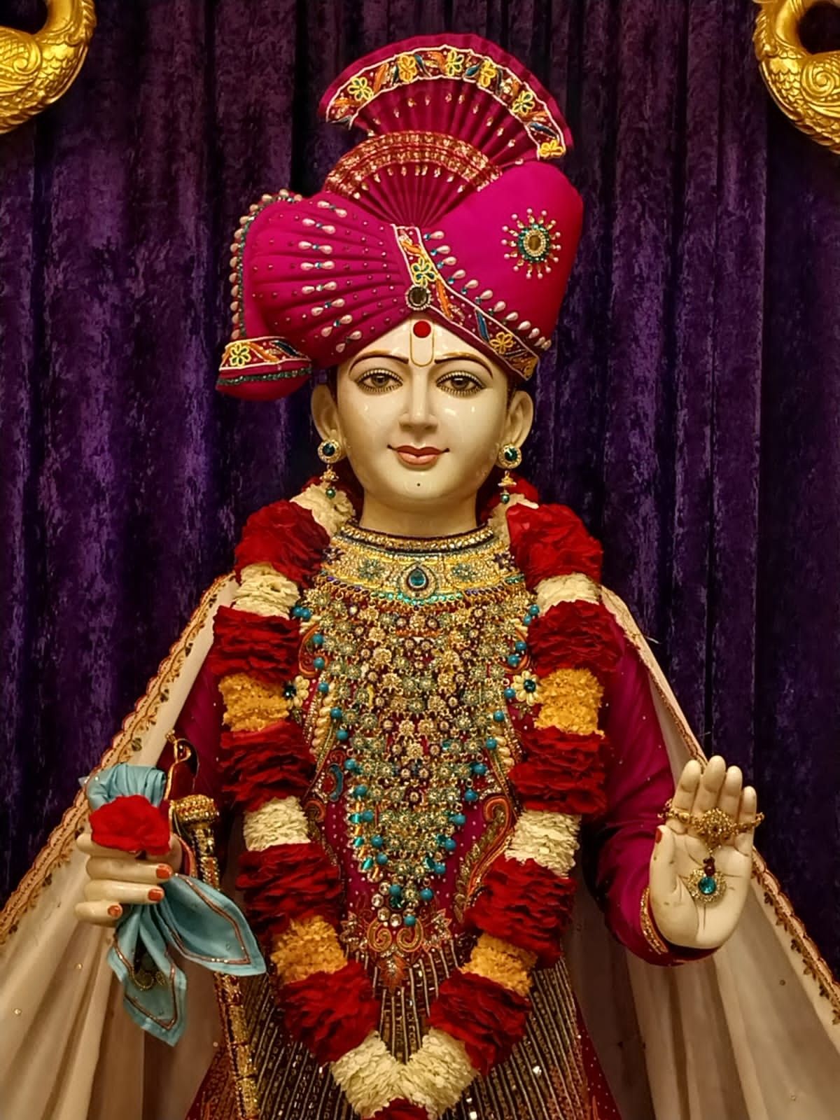 Swaminarayan Bhagwan portrait divine wallpaper