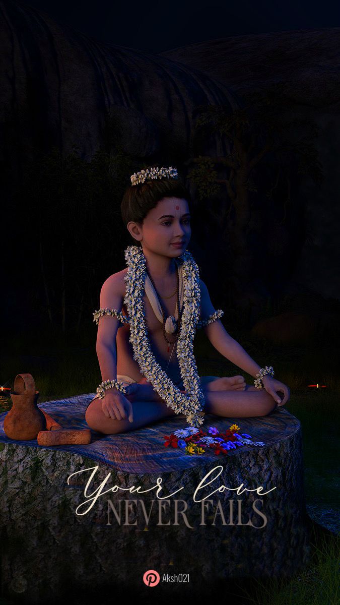 Bal Swaminarayan serene portrait wallpaper