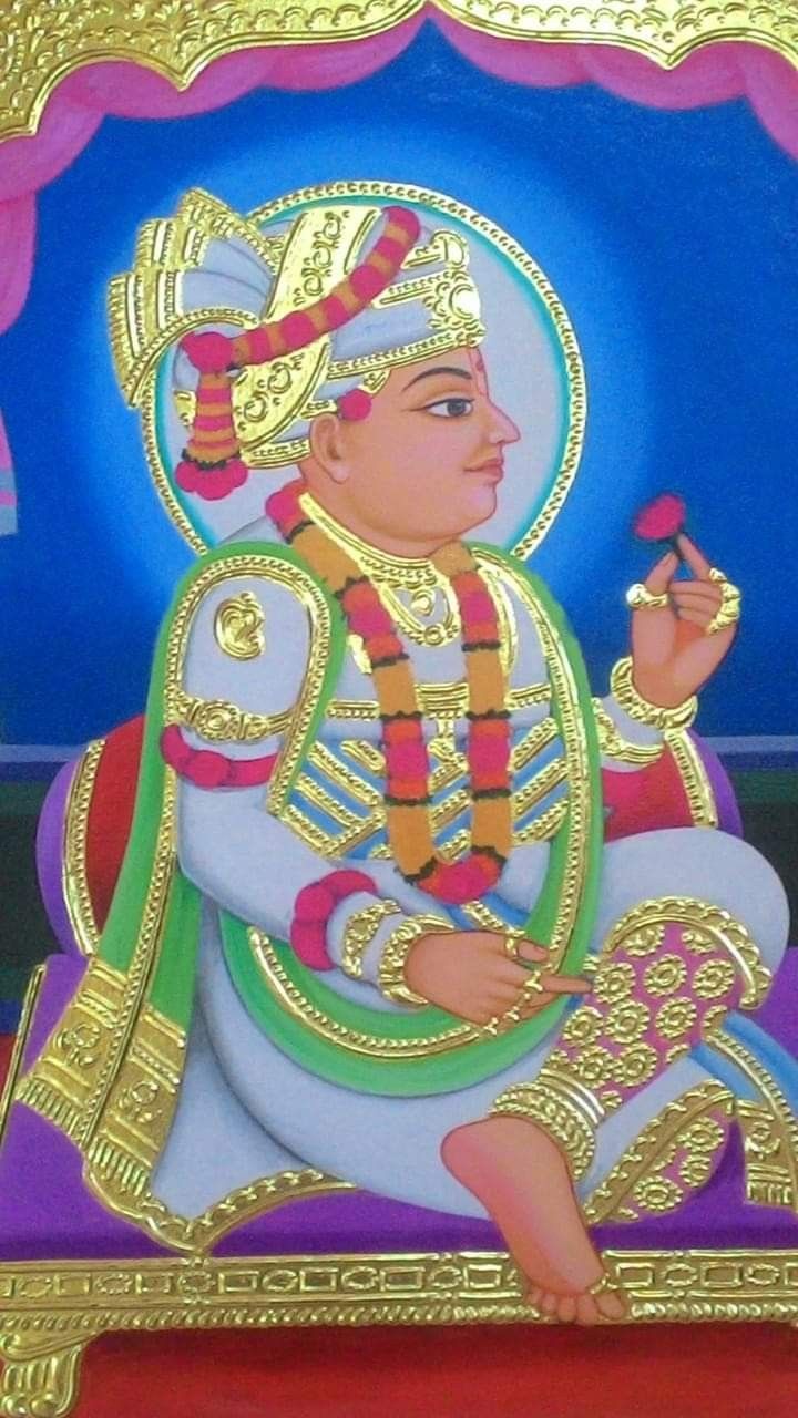 Swaminarayan portrait divine spiritual image