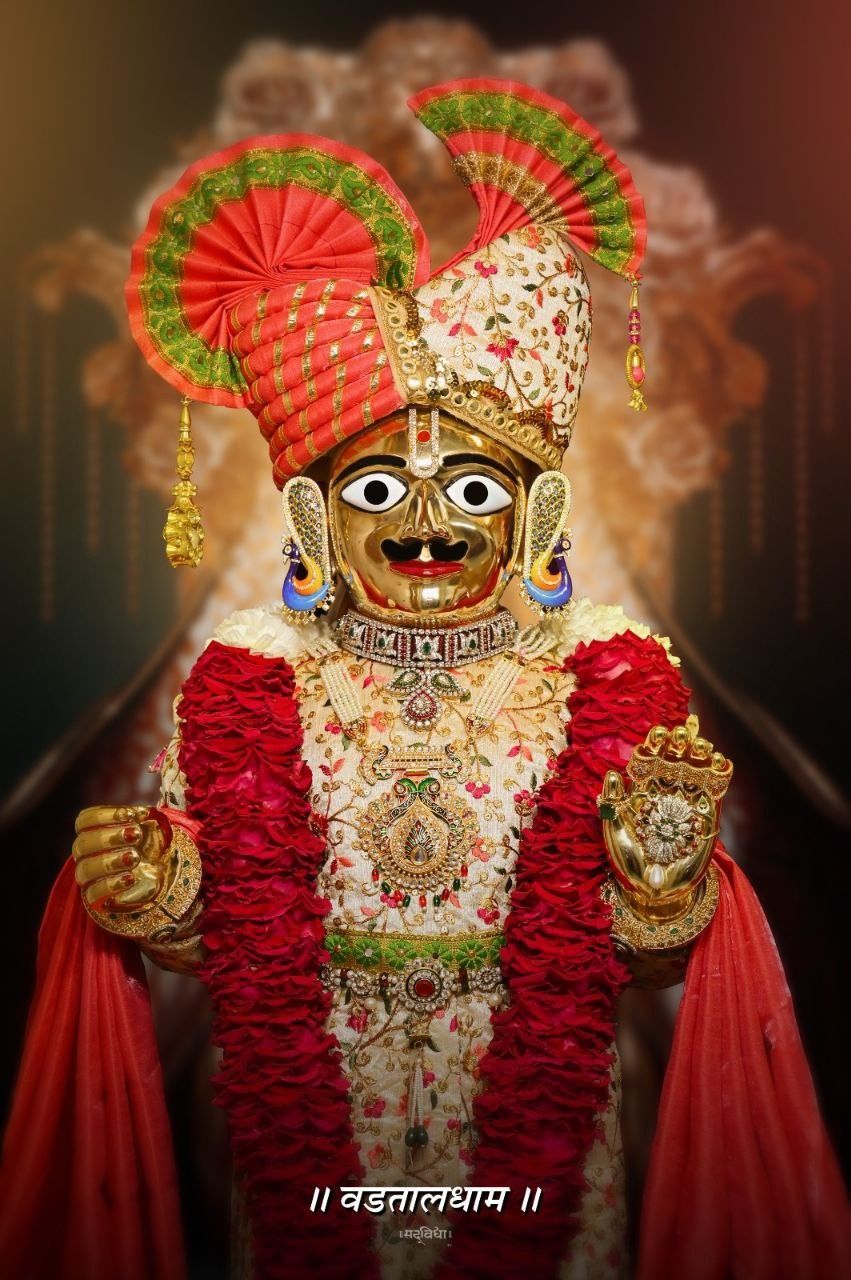 Swaminarayan murti at Vadtal Dham